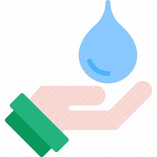 Drop, ecology, hand, save, water icon - Download on Iconfinder