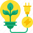 ecology, electric, energy, lamp, plant
