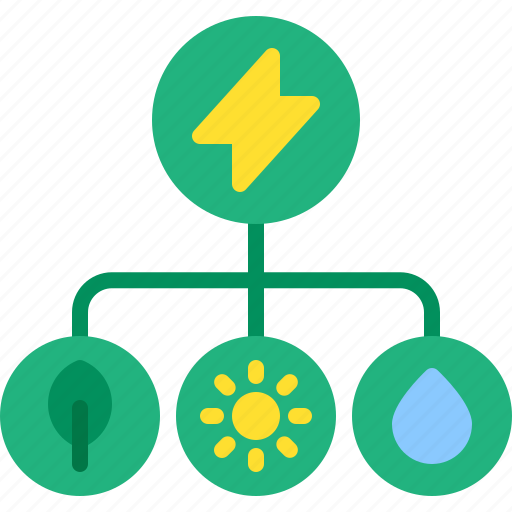 Ecology, electric, energy, renewable, sun, water icon - Download on Iconfinder