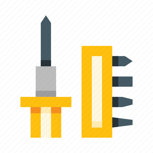 Repair, tools, screwdriver, tool, screwdriver attachments, construction, equipment icon - Download on Iconfinder