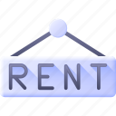 advertisement, real, estate, for, rent, renting, signaling, board, signboard, sign