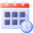 calendar, schedule, clock, time, follow, up, estimate, date, deadline, period
