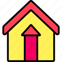 price, up, property, real, estate, home, dollar, arrow, increase, house