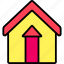 price, up, property, real, estate, home, dollar, arrow, increase, house 