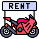 two, wheeler, bike, sharing, rental, parking, transportation, service, motorcycle, rent