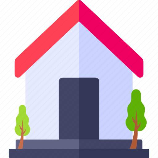 House, garden, real, estate, buildings, fence, farming icon - Download on Iconfinder