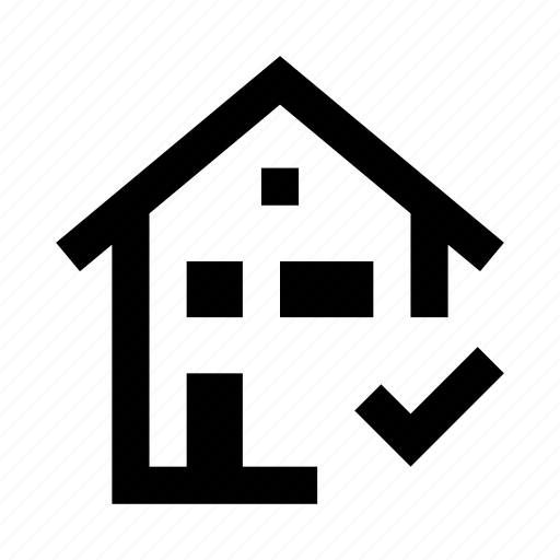 Building, check, found, house, place, property, rent icon - Download on Iconfinder