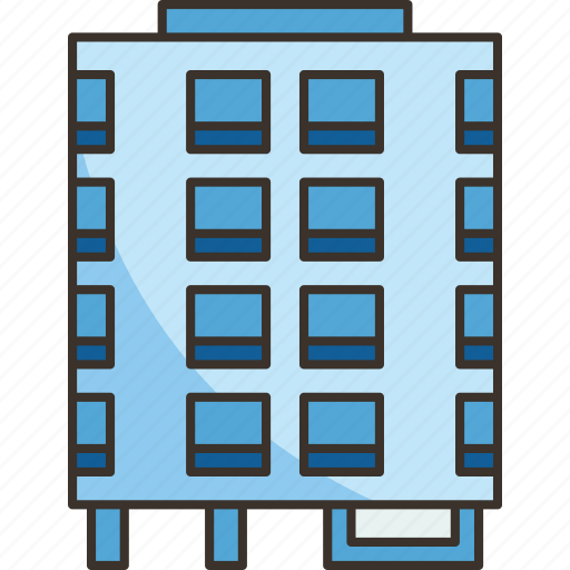 Apartment, condominium, residential, estate, building icon - Download on Iconfinder