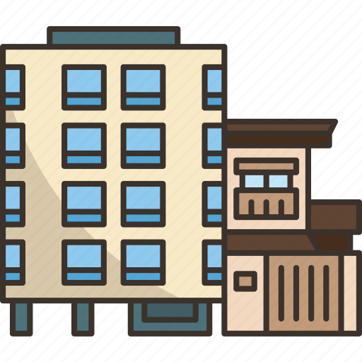 Estate, apartment, condominium, accommodation, rooms icon - Download on Iconfinder