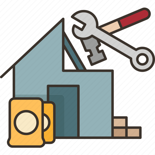 Renovation, construction, house, improvement, decoration icon - Download on Iconfinder