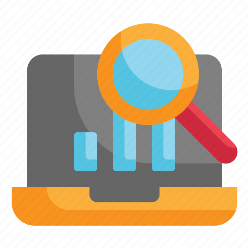 Growth, graph, check, laptop, analytics, statistics, report icon icon - Download on Iconfinder