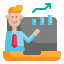 people, employee, graph, check, analytics, statistics, business, report icon 