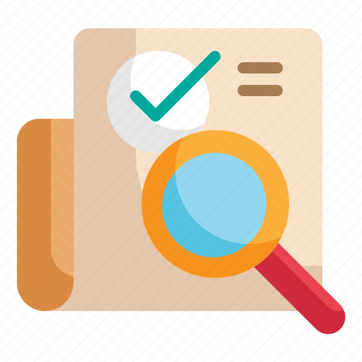 Search, document, file, check, magnifier, report icon icon - Download on Iconfinder