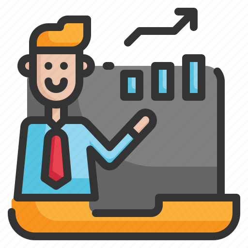 People, employee, graph, check, analytics, statistics, report icon icon - Download on Iconfinder