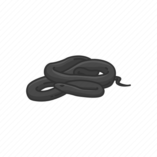 Animal, black mamba, black mamba snake, reptile, serpent, snake icon - Download on Iconfinder