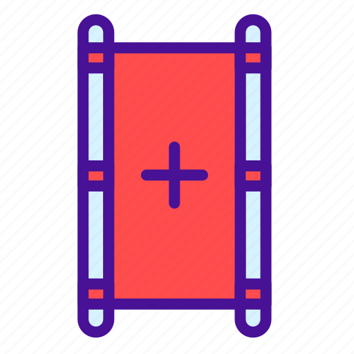Stretcher, bed, hospital, medical, clinic, emergency icon - Download on Iconfinder
