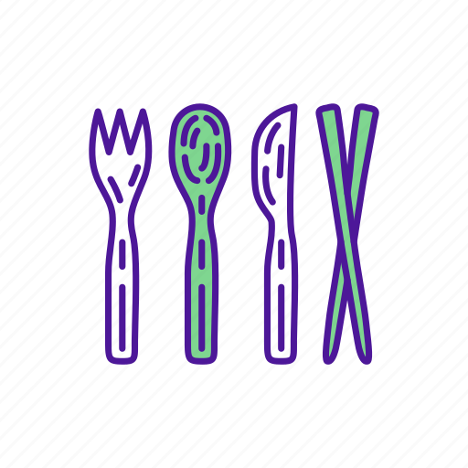 Biodegradable, utensil, disposable, kitchenware icon - Download on Iconfinder