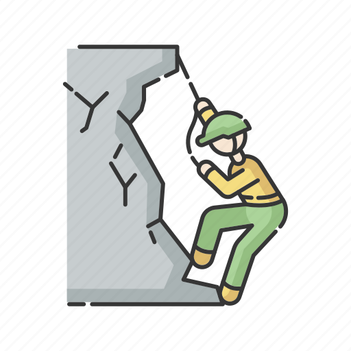 Climbing sport, extreme tourism, mountaineering, mountaineering icon icon - Download on Iconfinder