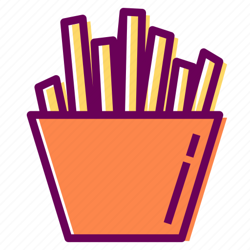 Chips, food, fries, potato icon - Download on Iconfinder