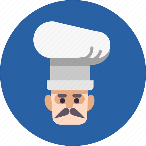 Cap, chef, cook, food, hat, man, restaurant icon - Download on Iconfinder