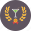 alcohol, award, cocktail, cup, drink, medal, restaurant 