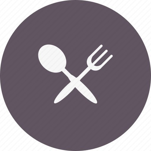 Dish, food, fork, meal, restaurant, spoon icon - Download on Iconfinder