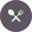 dish, food, fork, meal, restaurant, spoon 