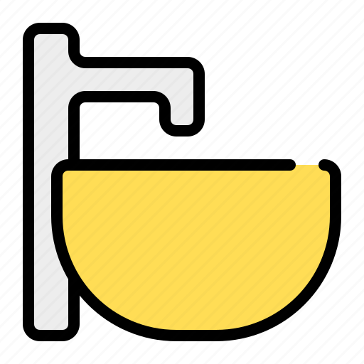 Sink, washbasin, washbowl, washstand, washing stand, washtub, basin icon - Download on Iconfinder