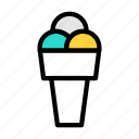 cone, icecream, sweets, delicious, dessert 