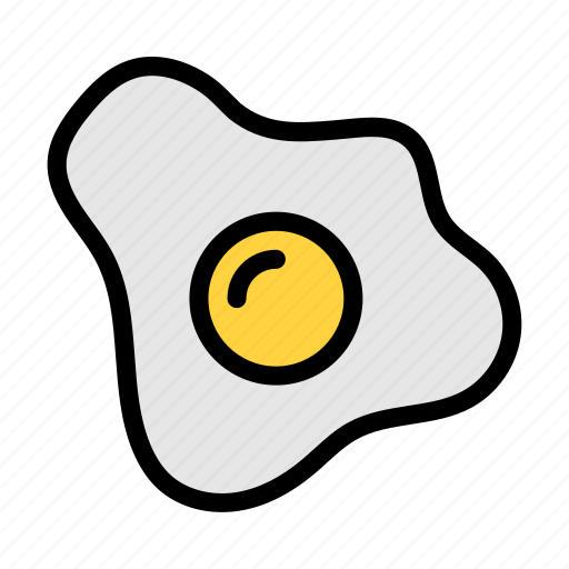 Egg, omelette, yolk, breakfast, food icon - Download on Iconfinder