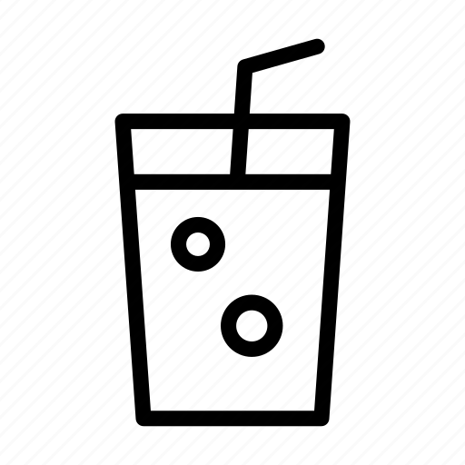 Juice, drink, beverage, straw, glass icon - Download on Iconfinder