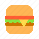 burger, fastfood, junkfood, hamburger, cheese
