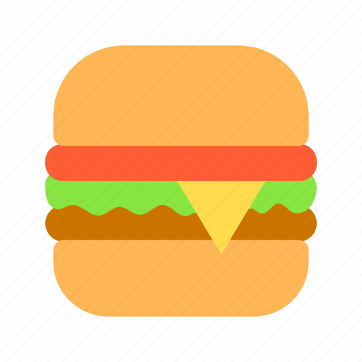 Burger, fastfood, junkfood, hamburger, cheese icon - Download on Iconfinder