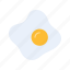 fried egg, food, breakfast, white, tray 