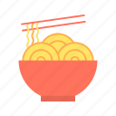 noodles, pasta, spaghetti, chopstick, meal