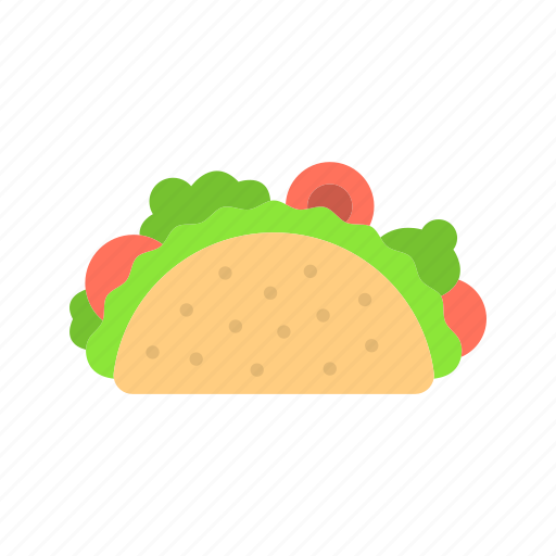 Taco, wrap, tortilla, fast food, sandwich icon - Download on Iconfinder