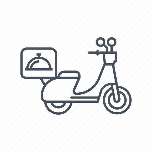 Bike, box, deliver, delivery motorbike, motor, motorcycle, package icon - Download on Iconfinder