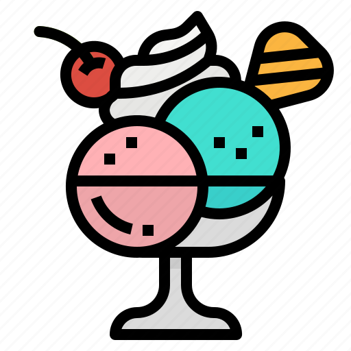 Cream, cup, desert, ice, icecream icon - Download on Iconfinder