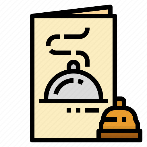 Bell, menu, plate, salver, tray icon - Download on Iconfinder