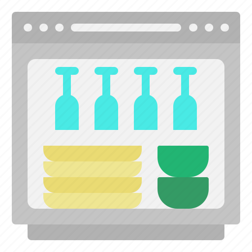 Dish, furniture, households, kitchen, washer icon - Download on Iconfinder