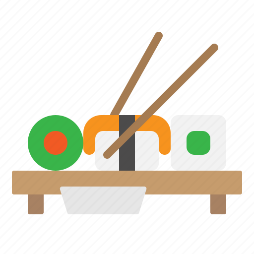 Food, gastronomy, japan, seafood, sushi icon - Download on Iconfinder