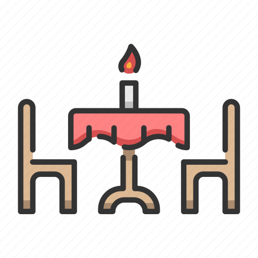 Candle, dining, food, restaurant, table icon - Download on Iconfinder