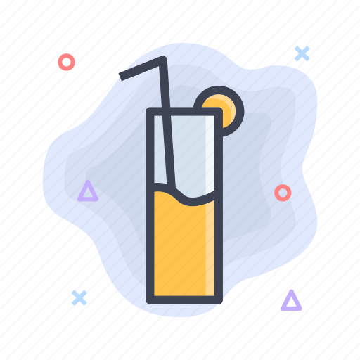 Drink, glass, juice, lemon, restaurant icon - Download on Iconfinder