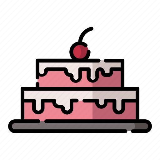 Birthday, cafe, cake, celebration, party, restaurant, tart icon - Download on Iconfinder