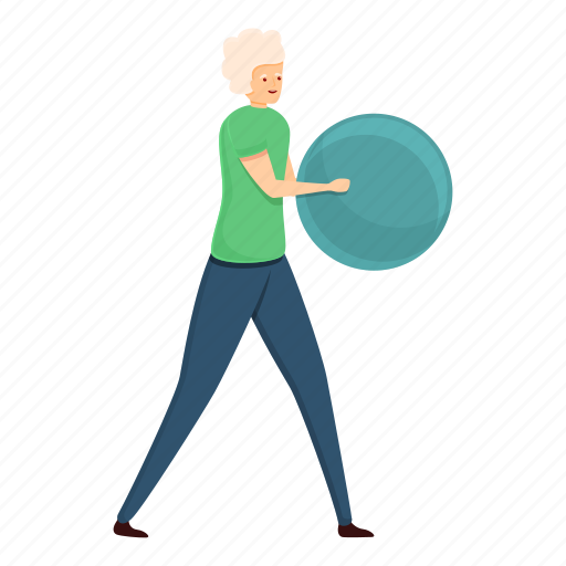 Ball, love, person, senior, sport, woman icon - Download on Iconfinder