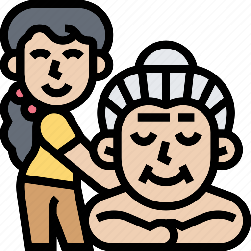 Massage, physiotherapy, medical, rehab, relief icon - Download on Iconfinder