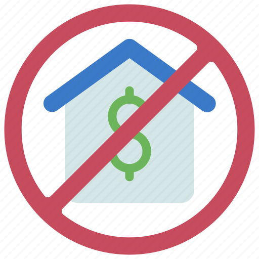 No, mortgage, retire, mortgages, money icon - Download on Iconfinder