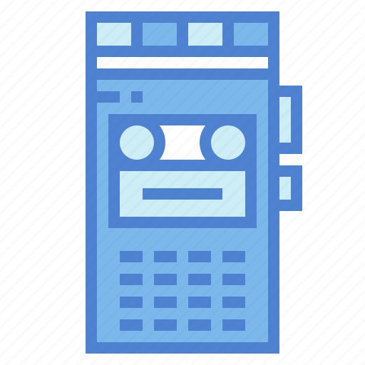 Cassette, interface, recorder, tape, technology icon - Download on Iconfinder