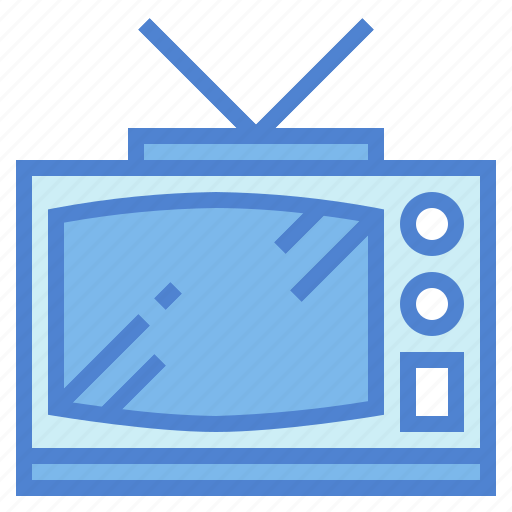 Antenna, old, television, vintage icon - Download on Iconfinder