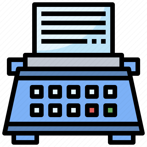 Page, sheet, technology, typewriter, writing icon - Download on Iconfinder